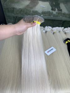 Cabello Virgen Vietnamita 100% Natural de Calidad de Lujo a Precio de Fábrica, Pre-Adherido con Nanoring, Brillo Natural, Liso como Hueso, Resistente a la Caída - Product Image 3
