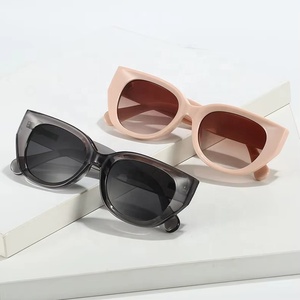 Lunettes de soleil rectangulaires œil-de-chat 2025 – Vente en gros, logo personnalisé, style vintage, lunettes de luxe de créateur, pour femmes et hommes - Product Image 1