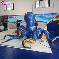 Poulpe gonflable personnalisé, animaux gonflables géants, modèle de poisson, requin, baleine, animal marin gonflable publicitaire pour la décoration