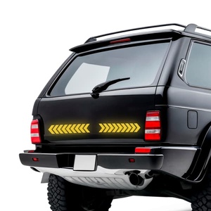 Pegatinas Reflectantes Retro, Vinilo Reflectante de Alta Visibilidad, Pegatina de Seguridad, Señalización Reflectante para Exteriores - Product Image 2