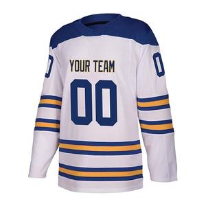 Maillot de hockey sur glace durable, respirant, en maille, uniforme sportif à manches longues, conçu pour les entraînements et les séances d'entraînement en équipe. - Product Image 3