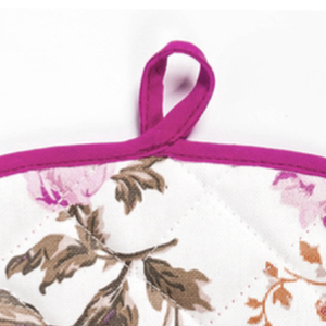 High Water Absorbency Rectangle Shape Floral Printed <b>Kitchen</b> & Tabletop Oven Mitts Recycled Cotton Pot Holders. - Product Image 6
