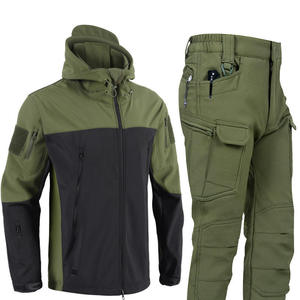Conjunto de Chaqueta y Pantalones de Trabajo Impermeables y Resistentes al Viento para Hombre, Poliéster Térmico Transpirable Resistente a la Abrasión, Uniforme Gris - Product Image 2