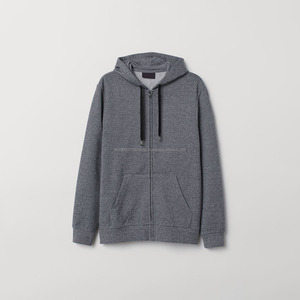 ชุดวอร์มระบายอากาศไซส์ XL สำหรับผู้ชายเสื้อฮู้ดแบบรูดซิปขึ้นเนื้อผ้าคอตตอน350 GSM โลโก้ออกแบบได้ตามต้องการ - Product Image 5