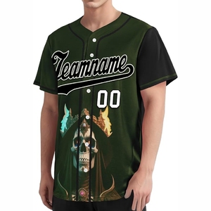 Stylish Sublimated <b>Baseball</b> Jersey with Personalized Name Number Printing for Sports Team Uniforms - Product Image 1