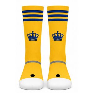 Chaussettes brodées pour femmes, douces et confortables, en mélange de coton, chaussettes de sport décontractées et tendance avec lettres grecques personnalisées - Product Image 1
