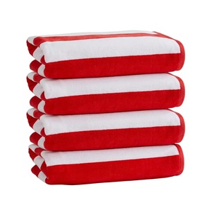 ผ้าขนหนูชายหาดพิมพ์ลายดิจิตอลผ้าฝ้าย 100% แบบกำหนดเอง เป็นมิตรกับสิ่งแวดล้อม ขนาดใหญ่ น้ำหนักเบา สำหรับโยคะ ท่องเที่ยว ว่ายน้ำ - Product Image 1