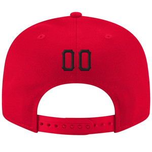 White 6-Panel Baseball Cap With <b>Navy</b> Blue Embroidered R Logo Fitted <b>Hat</b> Unisex Casual Style - Product Image 6