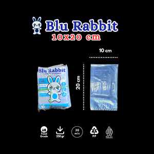 Wholesale <b>Transparent</b> 10 x 20 Cm Blu Rabbit Plastic <b>Bag</b> Food Grade Polyprophene made in Indonesia - Product Image 2
