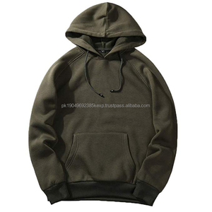 Sudadera con Capucha Extra Grande con Pedrería para Hombre, Estilo Urbano, Mezcla de Algodón Grueso, Corte Holgado, Cierre de Cremallera, Venta al por Mayor, Moda Personalizada - Product Image 2
