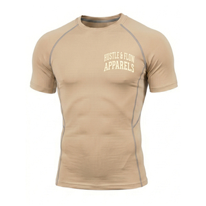 Chemise de compression respirante et confortable à manches courtes pour hommes, vêtements de sport pour la course à pied - Product Image 2