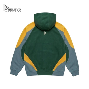 เสื้อฮู้ดดี้ผู้ชายผ้าฟลีซหนา 350 กรัม ผ้าฝ้าย 100% ปักโลโก้ตามสั่ง สีเขียวฟอเรสต์ คุณภาพสูง เป็นมิตรกับสิ่งแวดล้อม ปักลายแบบสตรีทแวร์ - Product Image 2