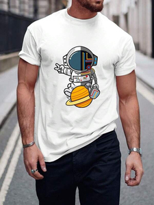 Camiseta de hombre con estampado DTG, nuevo diseño, al mejor precio, 100% algodón, en oferta con envío y entrega, impresión DTG. - Product Image 4