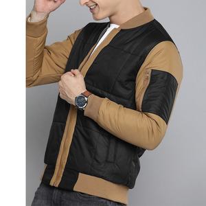 Veste bomber réversible respirante coupe-vent à broderies pour homme de haute qualité en gros, manches longues, style universitaire, décontractée, personnalisée - Product Image 2