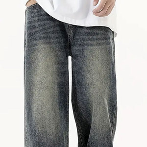 Pantalon pour homme respirant, design personnalisé, modèle unique, pantalon baggy délavé pour homme, best-seller en gros - Product Image 6