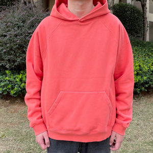 Sweat à capuche décontracté en coton pour homme, léger et uni, pour la vie quotidienne, mode streetwear, confort, logo personnalisé - Product Image 3