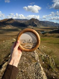 Modern Epoxy Resin Wooden Photo <b>Frame</b> Wood River Design Picture <b>Frame</b> for Wedding Anniversary Birthday Gift Home Decoration - Product Image 5