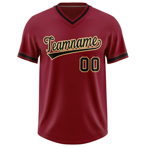 Camiseta de Béisbol Personalizada, Transpirable, de Malla, Blanca, Morada y Dorada, Cuello en V, Manga Corta, Unisex, Corte Regular, con Nombre del Equipo Impreso, 100% Poliéster - Product Image 3