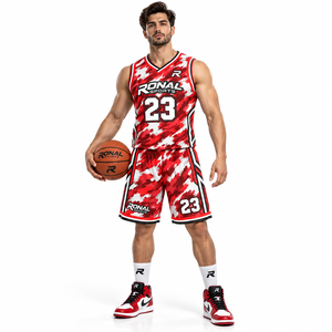 Uniforme de Baloncesto Reversible Sublimado para Adultos, Talla Grande, Personalizado, Ropa Deportiva de Verano, Secado Rápido y Transpirable - Product Image 3