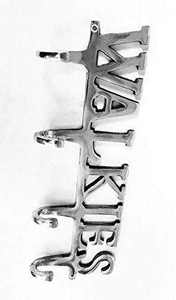 Cast Aluminum <b>Wall</b>-<b>Mounted</b> Door-Mountable Metal Hooks <b>Rails</b> Most Trending 4 Walk-In Bath <b>Towel</b> Hangers for Home Bathroom Clothes - Product Image 3