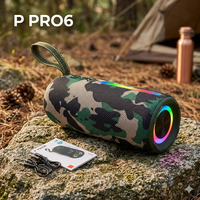 Enceinte Boombox PRO6, son extrêmement puissant, camping, plage, voyage, microphone, karaoké, radio FM, grosse batterie, prix de gros avantageux