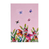 Vente en gros de cartes en papier 3D faites à la main au Vietnam, fleurs de lys, logo personnalisé, cadeaux promotionnels, Saint-Valentin, Nouvel An