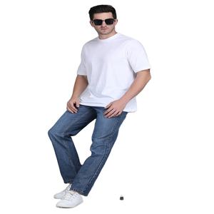 Camiseta de cuello redondo para hombre, ropa de calle, venta al por mayor, algodón polivinílico en diferentes métodos de impresión y materiales en stock para la venta - Product Image 2