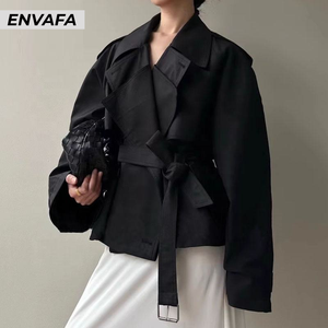 Gabardina Personalizada con Logotipo, Nueva Colección Primavera, Estilo Elegante para Mujer, con Cinturón Ajustable - Product Image 5