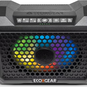 Defender: Outdoor Portable Bluetooth <b>Speaker</b>,Massive Sound, Waterproof and Drop Proof, with <b>LED</b> Party Lights, Pair up to 100 - Product Image 1