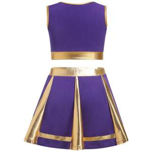 Ensemble d'uniformes de cheerleading sur mesure, tenue de cheerleading personnalisée pour spectacle, jupe et haut pour équipe de cheerleading, fournisseur d'articles de cheerleading - Product Image 2
