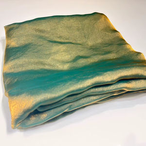 Tissu satiné de haute qualité en nylon pour export, idéal pour les robes de mariée et les saris, tissage uni, poids moyen - Product Image 1