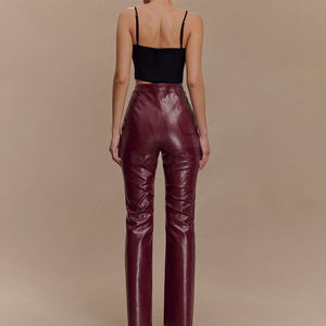 2026 High Quality Women's Casual Winter Polyester/Cotton Full Length High Waist <b>Pants</b> Breathable Eco-Friendly Customized - Product Image 6