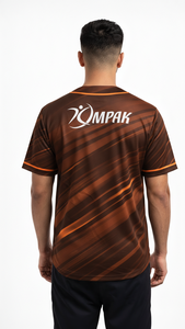 Camiseta de béisbol premium para hombre con sublimación, tela atlética transpirable, estilo deportivo moderno para equipos y marcas - Product Image 2