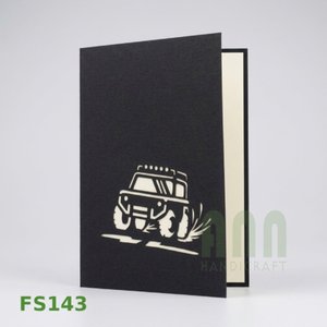 ANN HANDICRAFT Hanoi Vietnam 3D Pop-up Handmade Traditional Paper Craft Greeting Card <b>Matte</b> <b>Varnishing</b> Mother's Day Father's Day - Product Image 1
