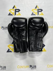 ถุงมือชกมวย RTS คุณภาพสูง หนังแท้ สีดำ Fair Tex สำหรับมืออาชีพ MMA มวยไทย Fair Tex - Product Image 3