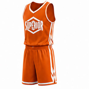 Ensemble de maillots de basket-ball haute performance avec tissu en maille léger, propriétés de séchage rapide et graphiques d'équipe personnalisés - Product Image 3