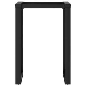 Gambe per tavolo da pranzo in acciaio a forma di O, 50x40x73 cm, pezzi di supporto per mobili - Product Image 4