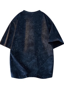 rhinestone <b>star</b> t <b>shirt</b> women sparkle cotton fashion graphic tee wholesale manufacturer bulk supplier custom oem odm private lab - Product Image 2