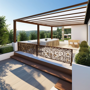 Rampe de balcon en fer forgé sur mesure – Rampe décorative moderne en fer pour espaces extérieurs, design durable forgé à la main - Product Image 6