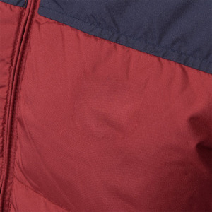 Chaqueta de Invierno para Hombre, con Bloques de Color, Cuello Alto, Resistente al Viento, Relleno de Poliéster, Estilo Casual para Exteriores, Corte Regular - Product Image 2