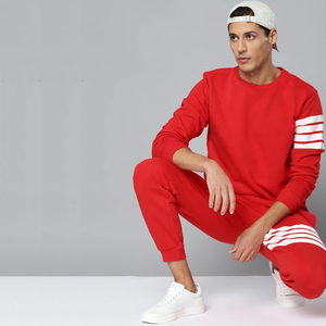 Latest 2026 Customized Design Men Regular Fit Winter Solid Sweat <b>Suits</b> / Latest Fashion 2 Piece Men's Sweat <b>Suit</b> Sets Bulk - Product Image 3