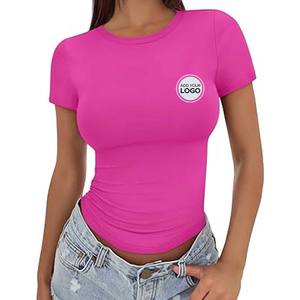 T-shirts pour femmes à col rond Next Level en solde - T-shirts Next Level - Product Image 4