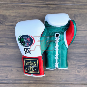 Guantes de Boxeo para Entrenamiento y Sparring |   Estilo de Dedo Completo |   Cierre de Gancho y Bucle |   Construcción en Cuero |   Absorción de Humedad - Product Image 1