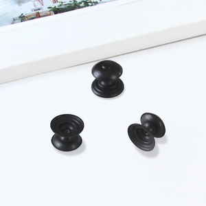 Zinc Alloy Cabinet <b>Knob</b> Cabinetry Handles Matte <b>Black</b> Contemporary Drawer Pull Eco-Friendly Bedroom Living Room Kitchen Dining - Product Image 2