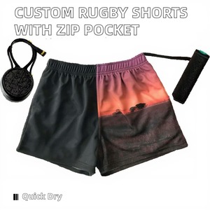 Shorts de Playa Casuales para Hombre, Cintura Media, Rayados, Ecológicos, de Secado Rápido y Transpirables - Product Image 4