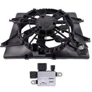 Gruppo Ventola Radiatore e Condensatore per Hyundai Sonata e Kia Optima 2.4L L4, Codice 253802T500 - Product Image 4