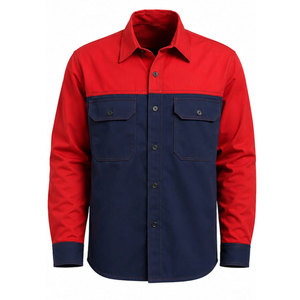 Safety Flame Retardant <b>Welding</b> FR <b>Shirt</b> Fire Resistant Breathable Waterproof Plus Size Cotton Custom Logo Oil Field Hi - Product Image 2