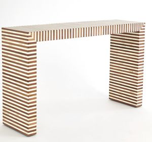 Mesa Consola con Incrustaciones de Hueso Hecha a Medida, Muebles de Mosaico Personalizados con Patrones Artísticos para Vestíbulos de Hoteles de Lujo y Hogares Residenciales - Product Image 5
