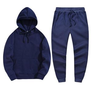 Custom Wholesale <b>Mens</b> <b>Navy</b> Blue Cotton French Terry Sweatpants Casual Drawstring <b>Joggers</b> Elastic Cuff Autumn Streetwear Pant - Product Image 3