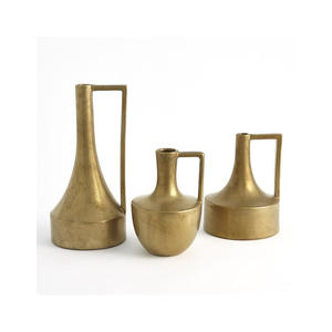 Florero Metálico de Aluminio de Lujo, Centro de Mesa Decorativo para Bodas y Eventos - Product Image 1